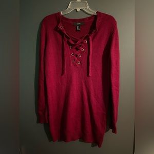 Forever 21 Long-Sleeve Shirt/Dress.